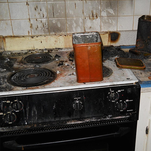 Meth Lab in Kitchen